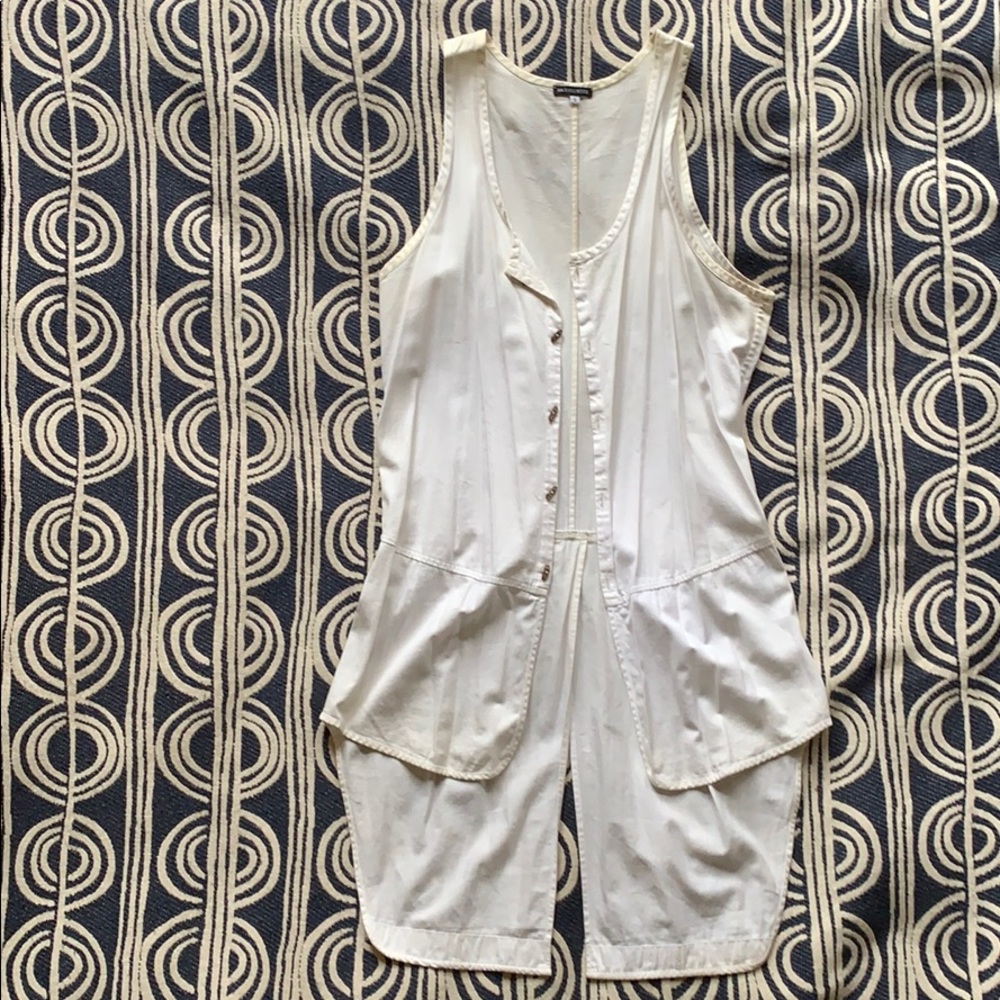 Ann Demeulemeester white layering shirt